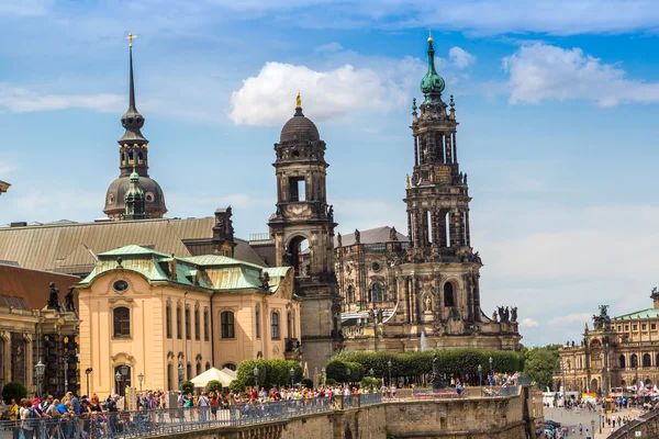 Dresden in een mooie zomerdag — Stockfoto