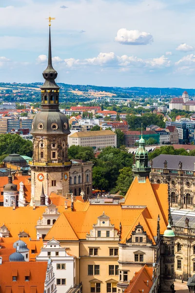 Panoramiczny widok Drezna — Zdjęcie stockowe