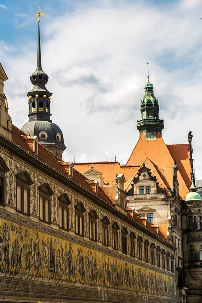Famosa architettura di Dresda — Foto Stock