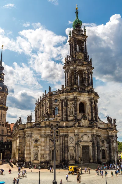 Знаменитая архитектура Дрездена — стоковое фото