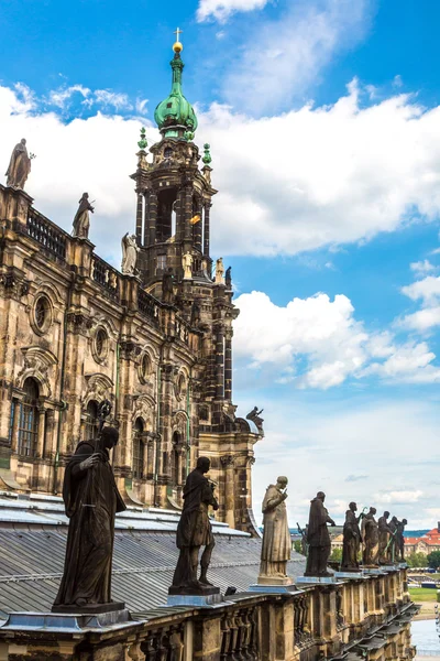 Kreuzkirche kyrkan i Dresden — Stockfoto