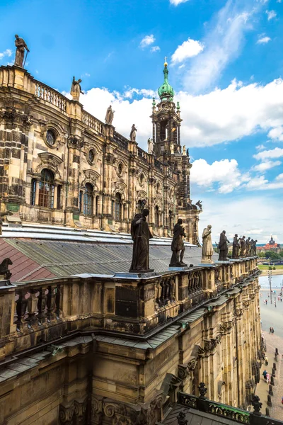 Kreuzkirche-kirken i Dresden – stockfoto