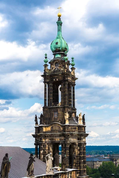 La iglesia Kreuzkirche en Dresde — Foto de Stock