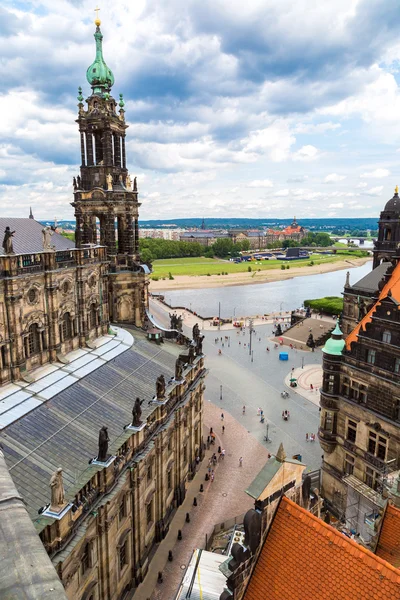 La iglesia Kreuzkirche en Dresde — Foto de Stock