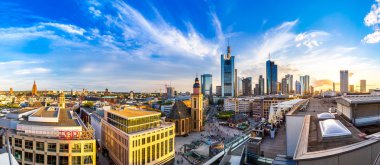 Frankfurt 'un hava görüntüsü