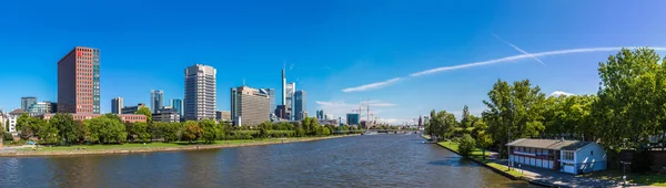 Barrio financiero en Frankfurt — Foto de Stock