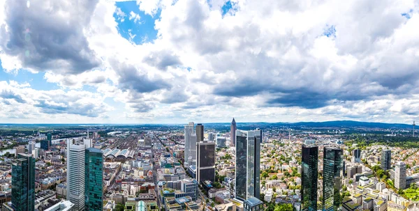 Finanzviertel in Frankfurt — Stockfoto