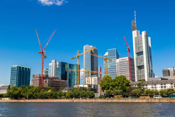 Finanzviertel in Frankfurt — Stockfoto