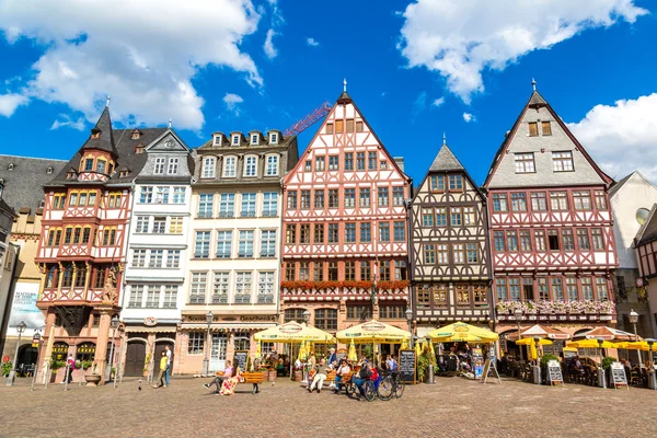 Edifícios antigos em Frankfurt — Fotografia de Stock