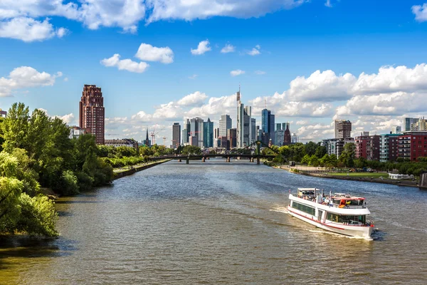 Barrio financiero en Frankfurt —  Fotos de Stock