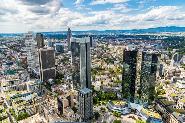 Finanzviertel in Frankfurt — Stockfoto