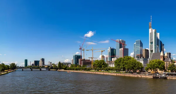 Finanzviertel in Frankfurt — Stockfoto