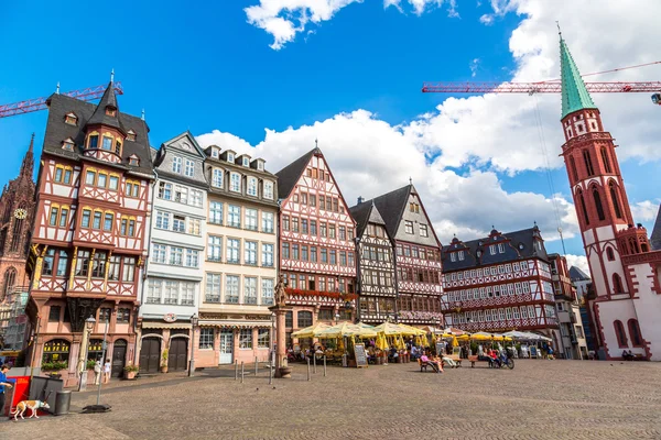 Edifícios antigos em Frankfurt — Fotografia de Stock