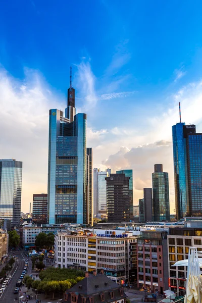 Luftaufnahme von Frankfurt — Stockfoto