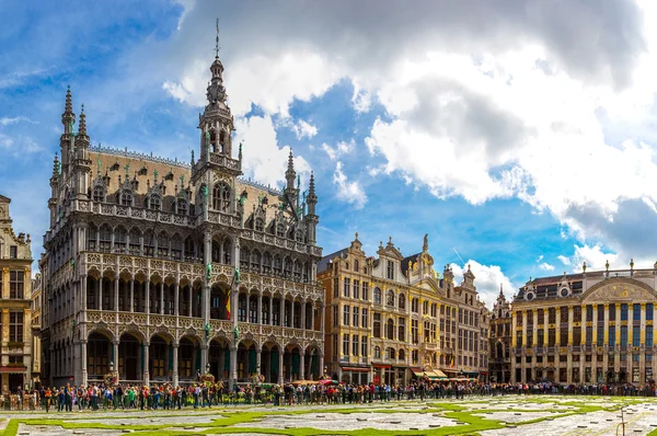 The grand place i Bryssel — Stockfoto