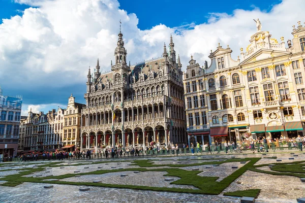 A Grand Place em Bruxelas — Fotografia de Stock