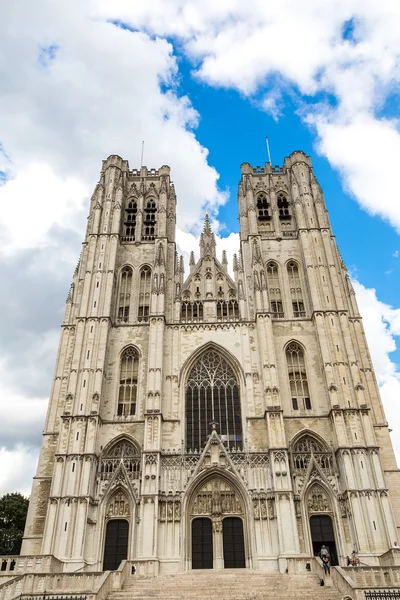 Catedral de Bruxelas Michel — Fotografia de Stock