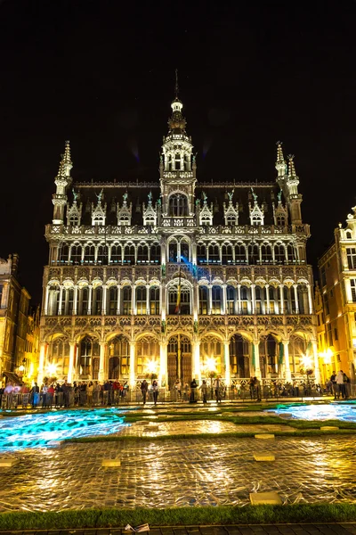 Het grand place in Brussel — Stockfoto