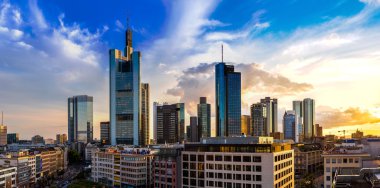 Frankfurt 'un hava görüntüsü