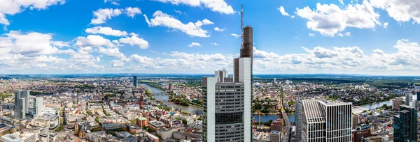 Financial district in Frankfurt — Stock Photo, Image