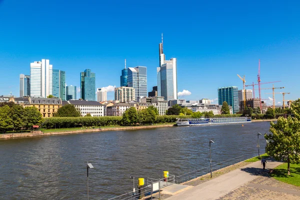 Finanzviertel in Frankfurt — Stockfoto