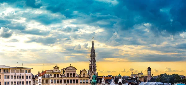 Panorama över Bryssel — Stockfoto