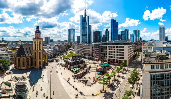 Finansdistriktet i Frankfurt — Stockfoto