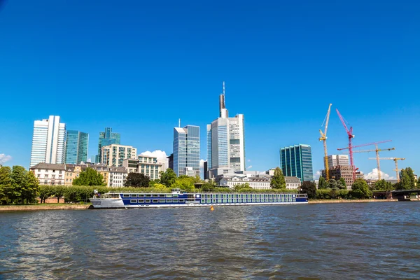 Distrito financeiro em Frankfurt — Fotografia de Stock