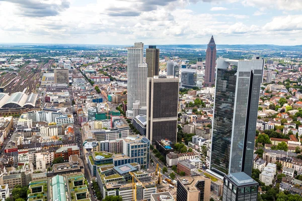 Finanzviertel in Frankfurt — Stockfoto