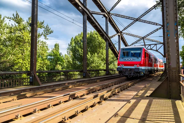 Frankfurt elektrikli lokomotif — Stok fotoğraf