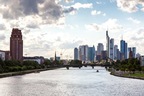 Barrio financiero en Frankfurt —  Fotos de Stock