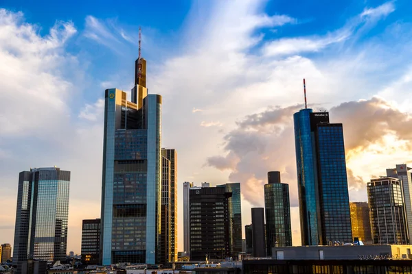 Vista aérea de Frankfurt — Fotografia de Stock