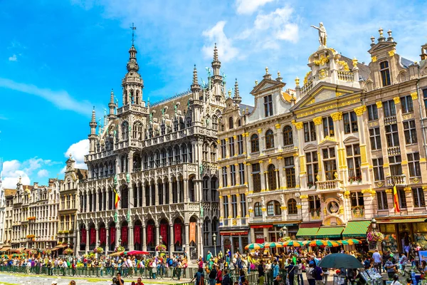 The grand place i Bryssel — Stockfoto