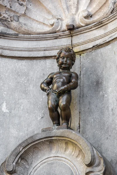 Manneken Pis statue — Stock Photo, Image