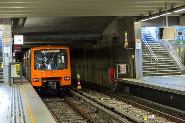 Станция метро Брюсселя — стоковое фото