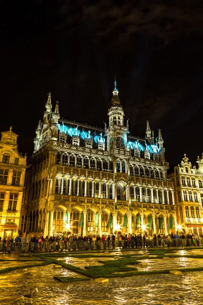 Het grand place in Brussel — Stockfoto