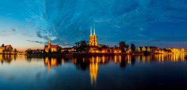 Wroclaw cityscape panorama