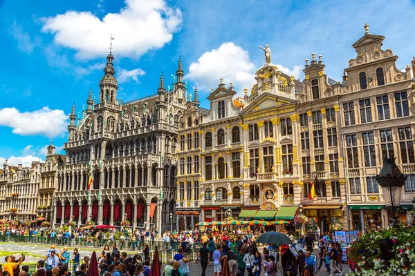 A Grand Place em Bruxelas — Fotografia de Stock