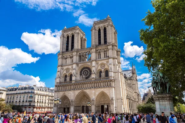 Notre Dame de Paris kathedraal — Stockfoto