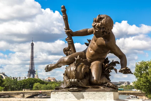 Jembatan Alexandre III di Paris — Stok Foto