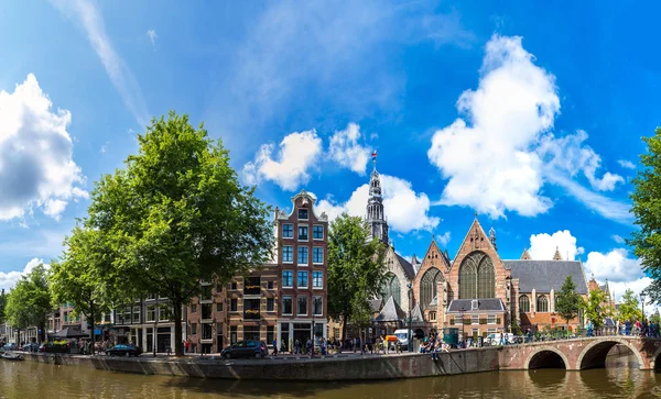 Oude Kerk v Amsterdamu — Stock fotografie
