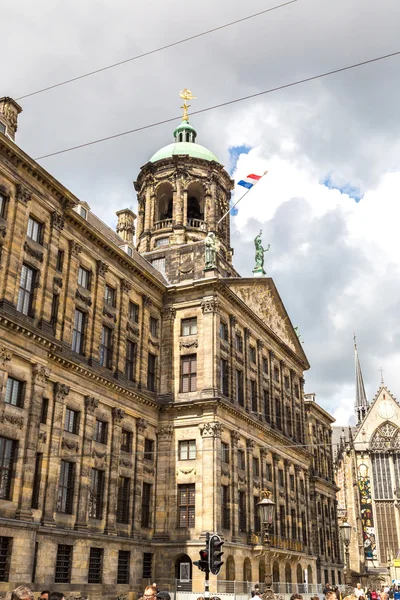 Torre del reloj en Amsterdam —  Fotos de Stock