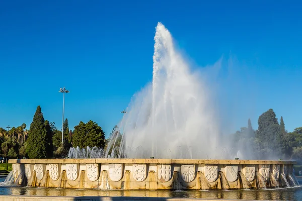 Fontanna w Lizbona, Portugalia — Zdjęcie stockowe