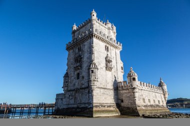 Belem Tower in Lisbon clipart
