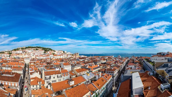 Lizbon Panorama görüş — Stok fotoğraf