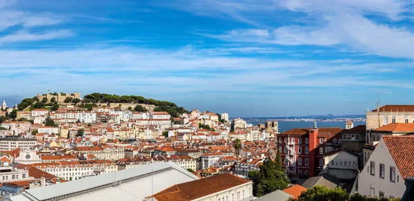 Lizbon Panorama görüş — Stok fotoğraf