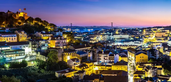 Luftudsigt over Lissabon - Stock-foto