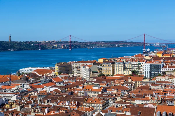 Luftaufnahme von Lissabon — Stockfoto