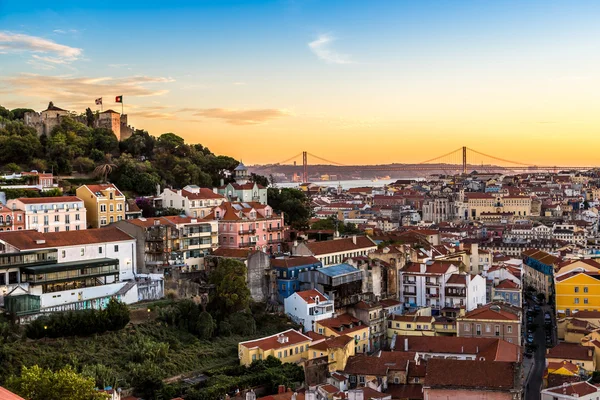 Luftaufnahme von Lissabon — Stockfoto