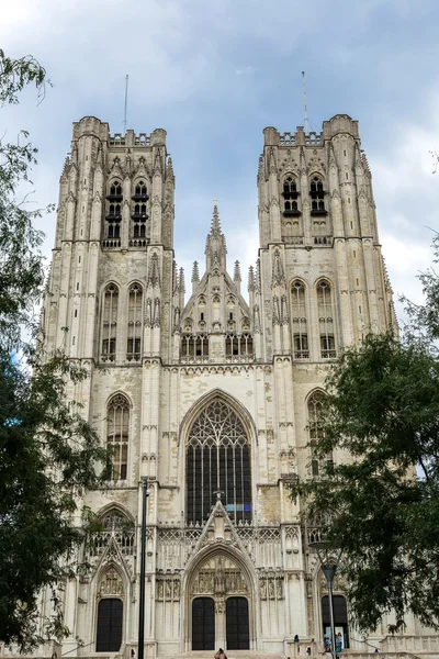 Catedral de San Michel en Bruselas — Foto de Stock